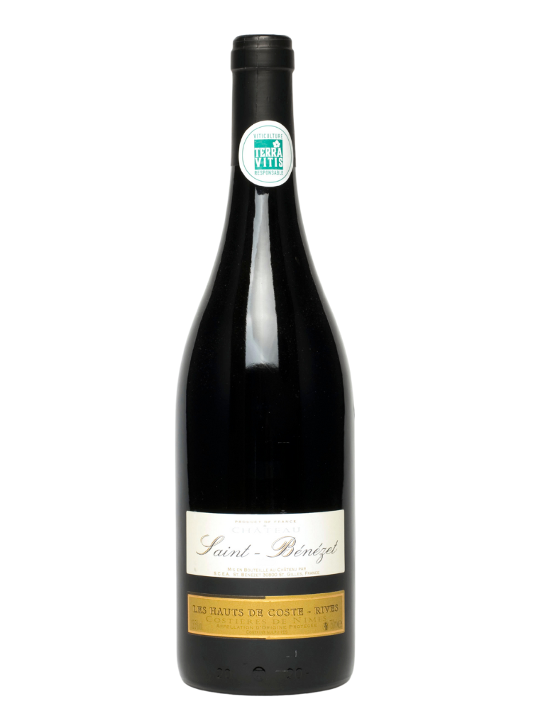 Costières de Nîmes AOP Les Hauts de Coste-Rives Rouge, Château Saint-Bénézet