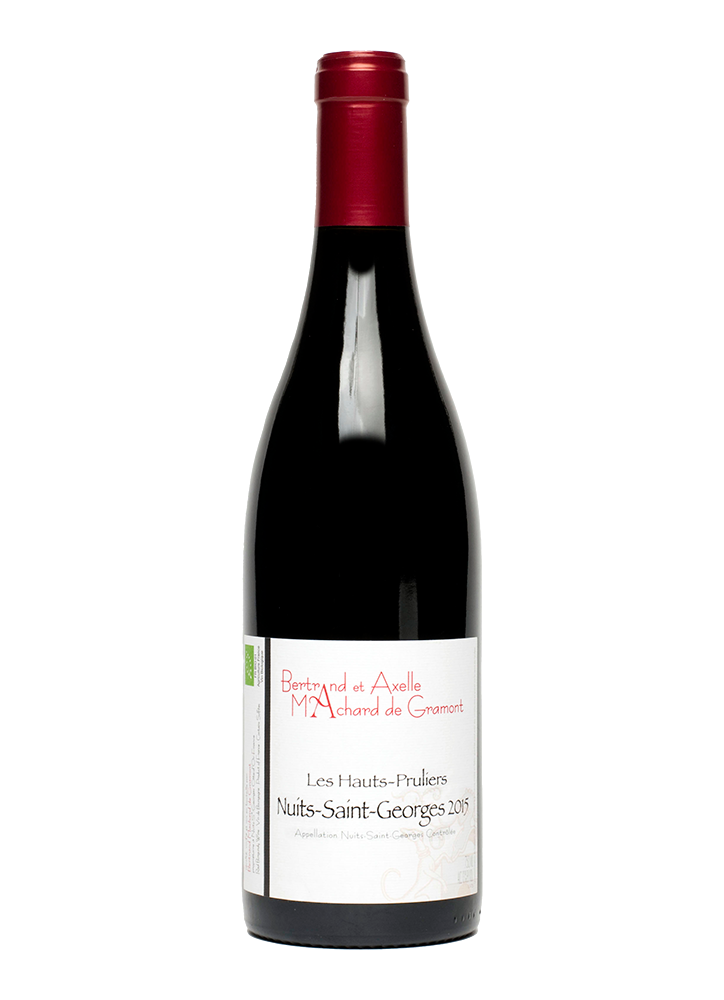 Nuits-Saint-Georges AOC Les Hauts Pruliers 2015, Bertrand et Axelle Machard de Gramont