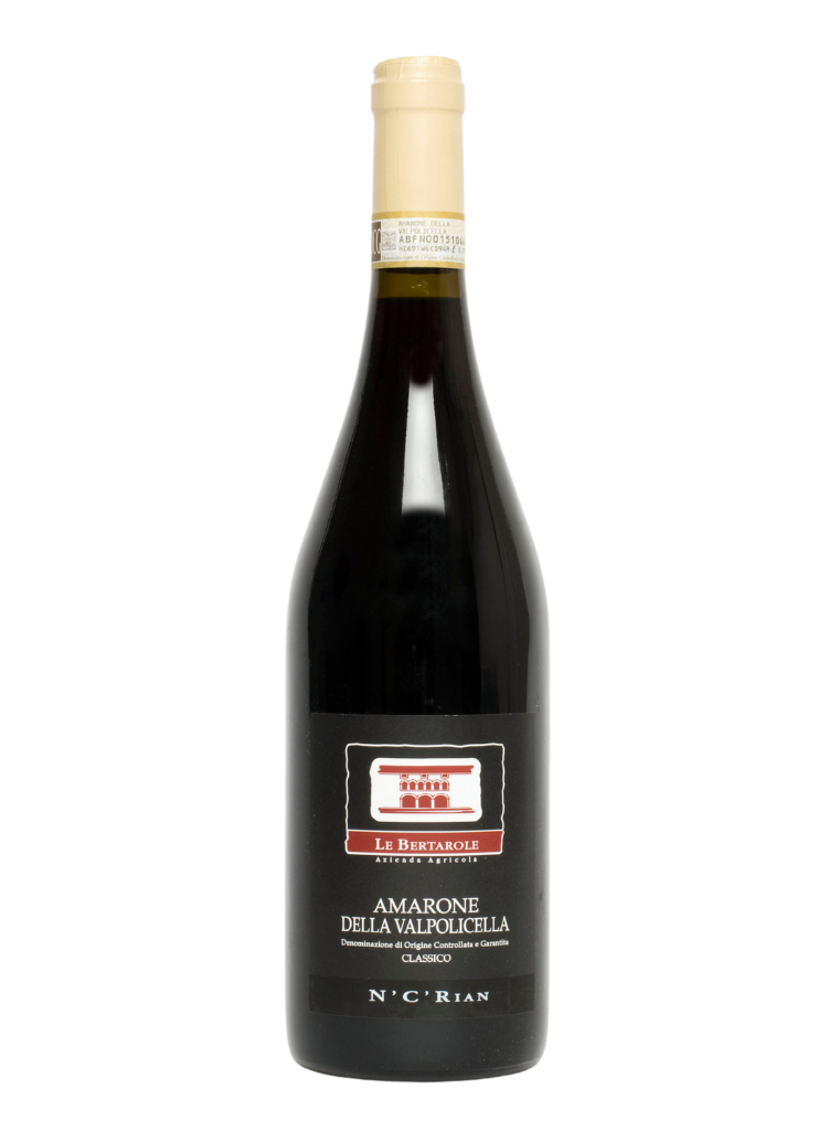 Amarone della Valpolicella DOCG Classico N'C' Rian 2019, Le Bertarole ...