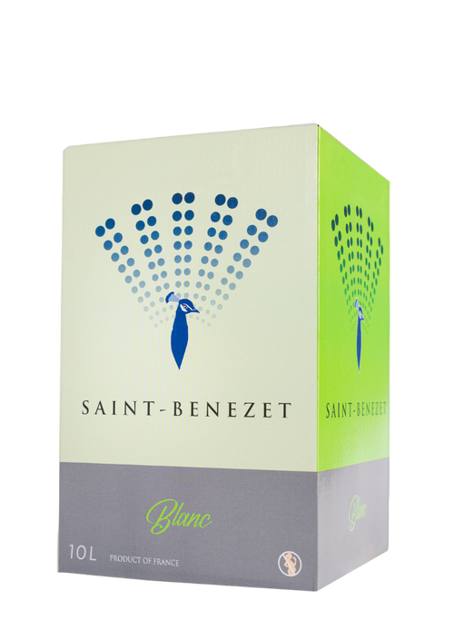 10L Bag in Box IGP Pays du Gard Blanc, Château Saint-Bénézet