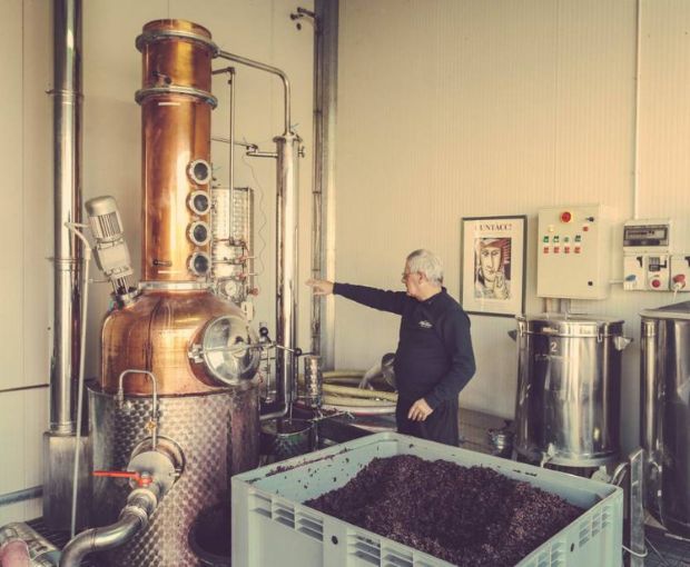 Grappa aged in Sauternes barrels 2007, Dellavalle