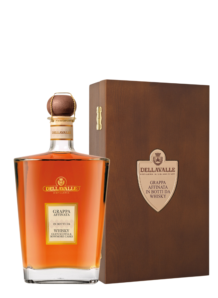 Grappa aged in Whisky Barrels single vintage casks 2007, Dellavalle